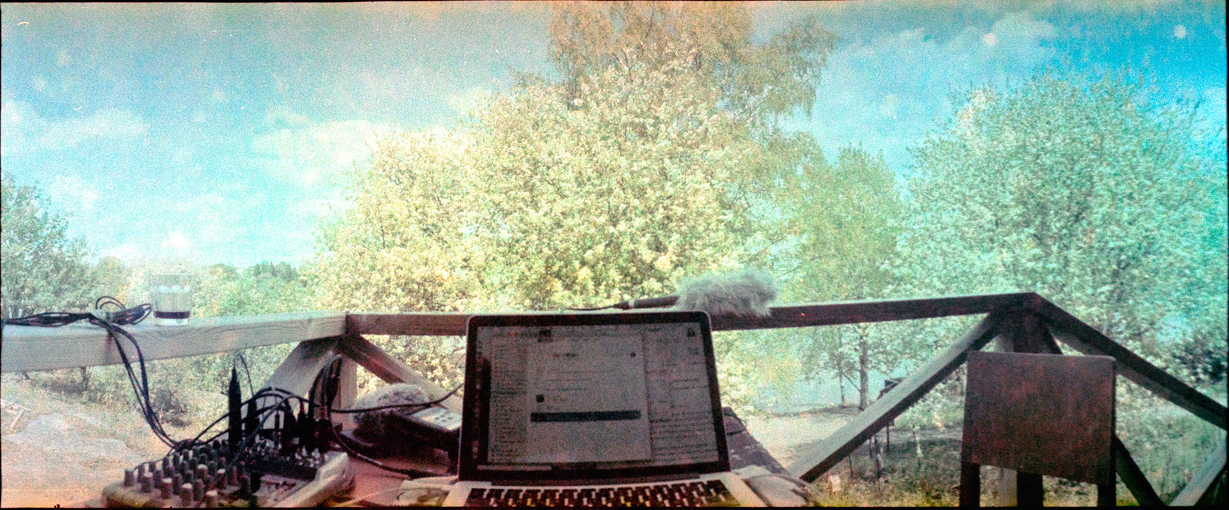 Radio station at the entrance of the Hlemmur gallery